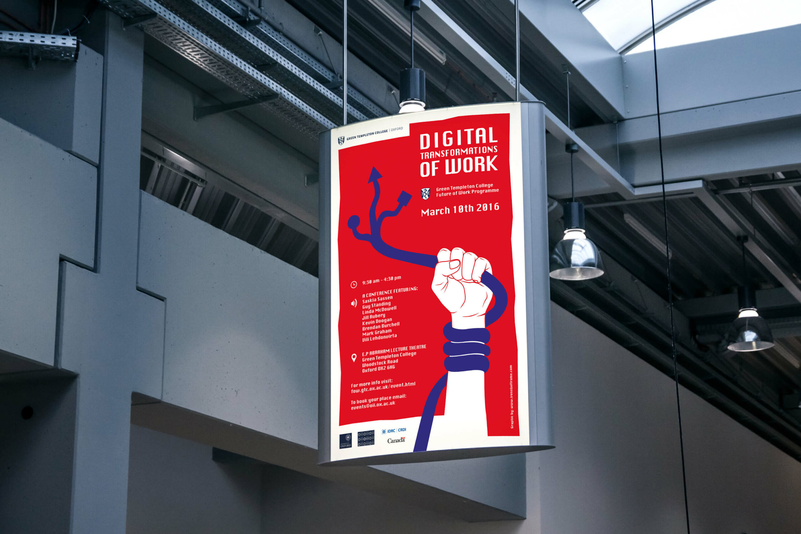 Indoor Advertising Poster MockUp 2