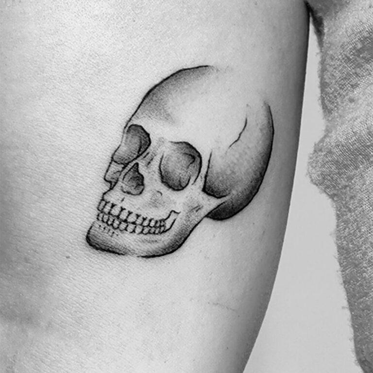 IreneBeltrame-Skull-tattoo2