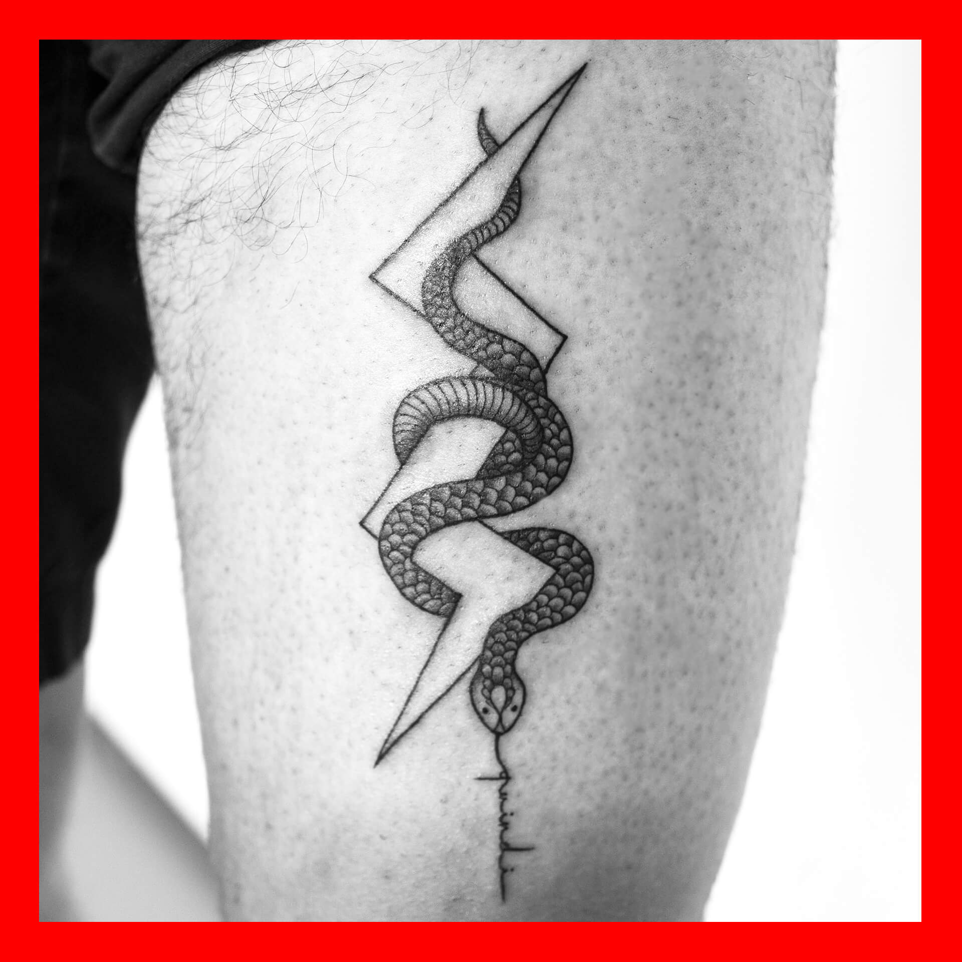 thunder snake tattoo