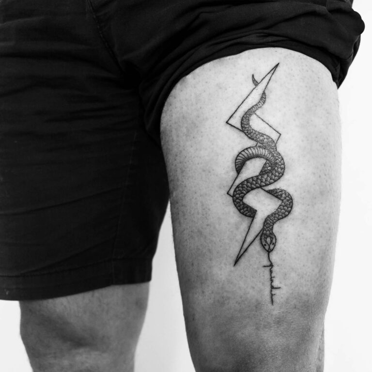 thunder snake tattoo